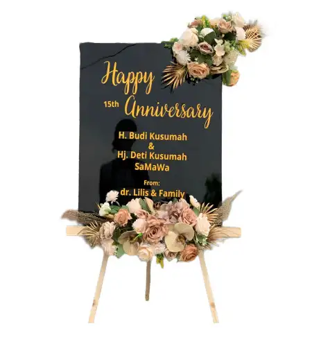 Papan Bunga Akrilik Cikentrung